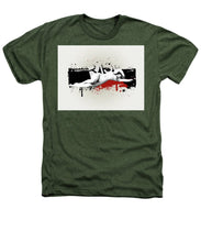 Grunge Background  - Heathers T-Shirt Heathers T-Shirt Pixels Military Green Small 