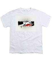 Grunge Background  - Youth T-Shirt Youth T-Shirt Pixels White Small 