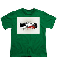 Grunge Background  - Youth T-Shirt Youth T-Shirt Pixels Kelly Green Small 