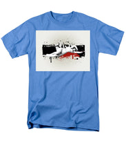 Grunge Background  - Men's T-Shirt  (Regular Fit) Men's T-Shirt (Regular Fit) Pixels Carolina Blue Small 