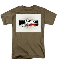 Grunge Background  - Men's T-Shirt  (Regular Fit) Men's T-Shirt (Regular Fit) Pixels Safari Green Small 