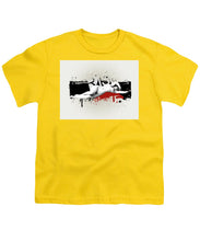 Grunge Background  - Youth T-Shirt Youth T-Shirt Pixels Yellow Small 