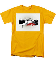 Grunge Background  - Men's T-Shirt  (Regular Fit) Men's T-Shirt (Regular Fit) Pixels Gold Small 