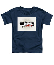 Grunge Background  - Toddler T-Shirt Toddler T-Shirt Pixels Navy Small 