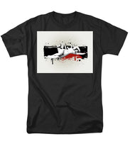 Grunge Background  - Men's T-Shirt  (Regular Fit) Men's T-Shirt (Regular Fit) Pixels Black Small 