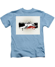 Grunge Background  - Kids T-Shirt Kids T-Shirt Pixels Carolina Blue Small 