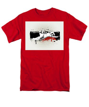 Grunge Background  - Men's T-Shirt  (Regular Fit) Men's T-Shirt (Regular Fit) Pixels Red Small 