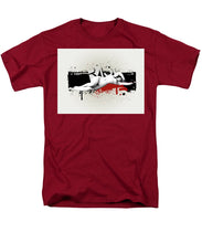 Grunge Background  - Men's T-Shirt  (Regular Fit) Men's T-Shirt (Regular Fit) Pixels Cardinal Small 