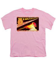 Hear Her Roar - Youth T-Shirt Youth T-Shirt Pixels Pink Small 