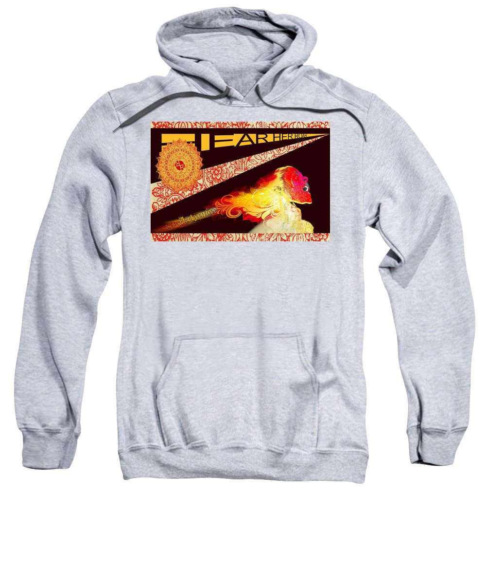 Hear Her Roar - Sweatshirt Sweatshirt Pixels Heather Small 