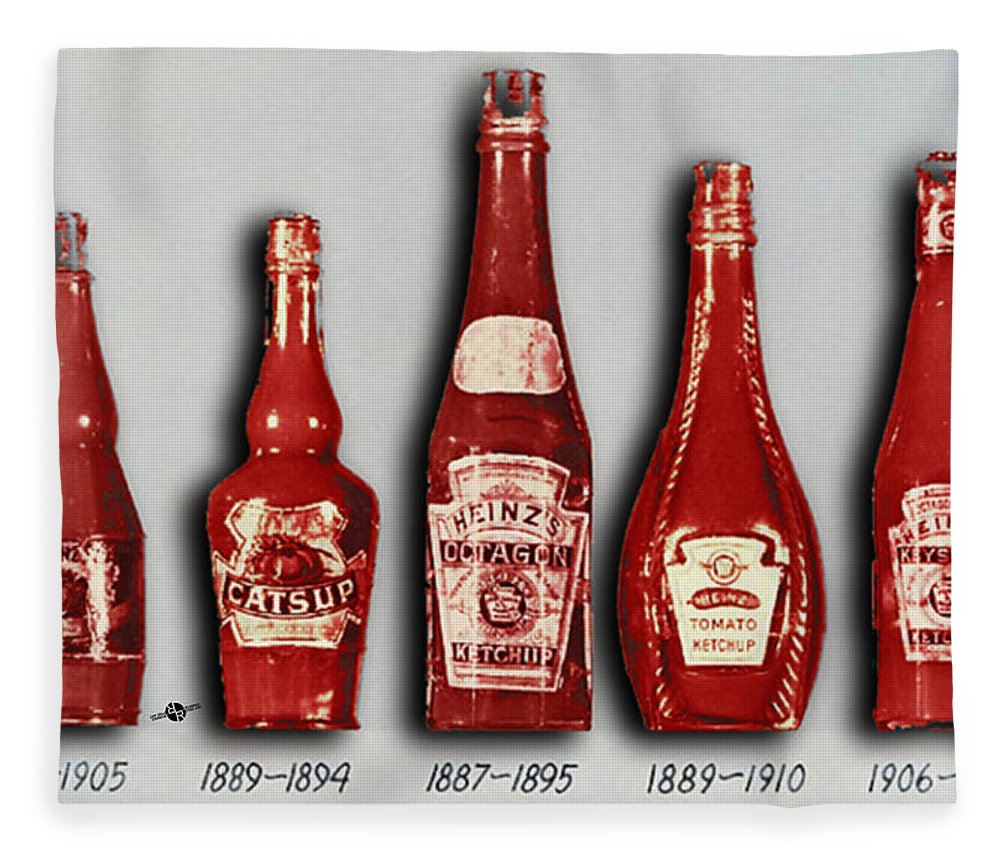 Heinz Tomato Ketchup Vintage, Evolution To 1910 - Blanket