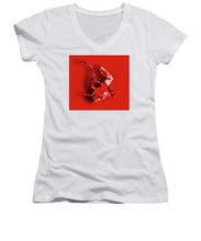 Hovering Paint - Women's V-Neck (Athletic Fit)