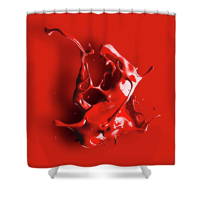Hovering Paint - Shower Curtain