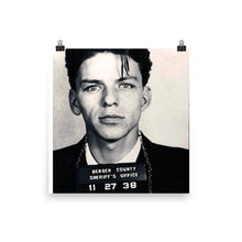 Frank Sinatra Mug Shot Vertical Poster