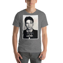 Frank Sinatra Mug Shot Vertical Short-Sleeve Unisex T-Shirt