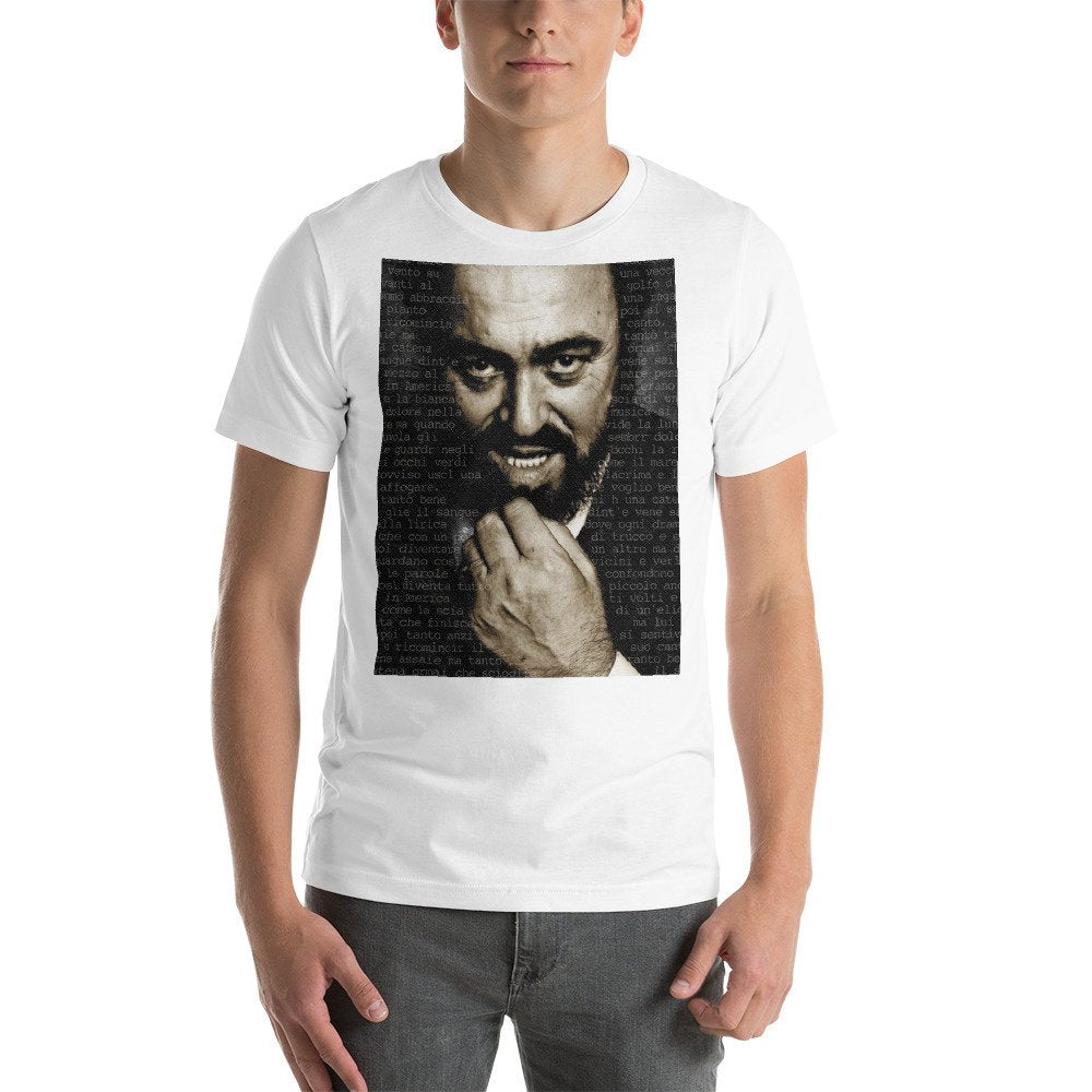 Luciano Pavarotti Short-Sleeve Unisex T-Shirt