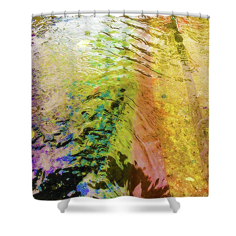 Into The Liquid - Shower Curtain