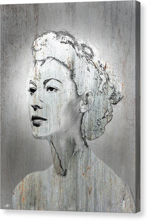 Silver Screen Eva Gardner - Canvas Print