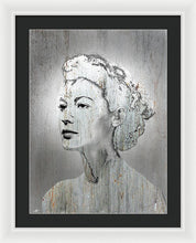 Silver Screen Eva Gardner - Framed Print