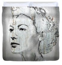 Silver Screen Eva Gardner - Duvet Cover