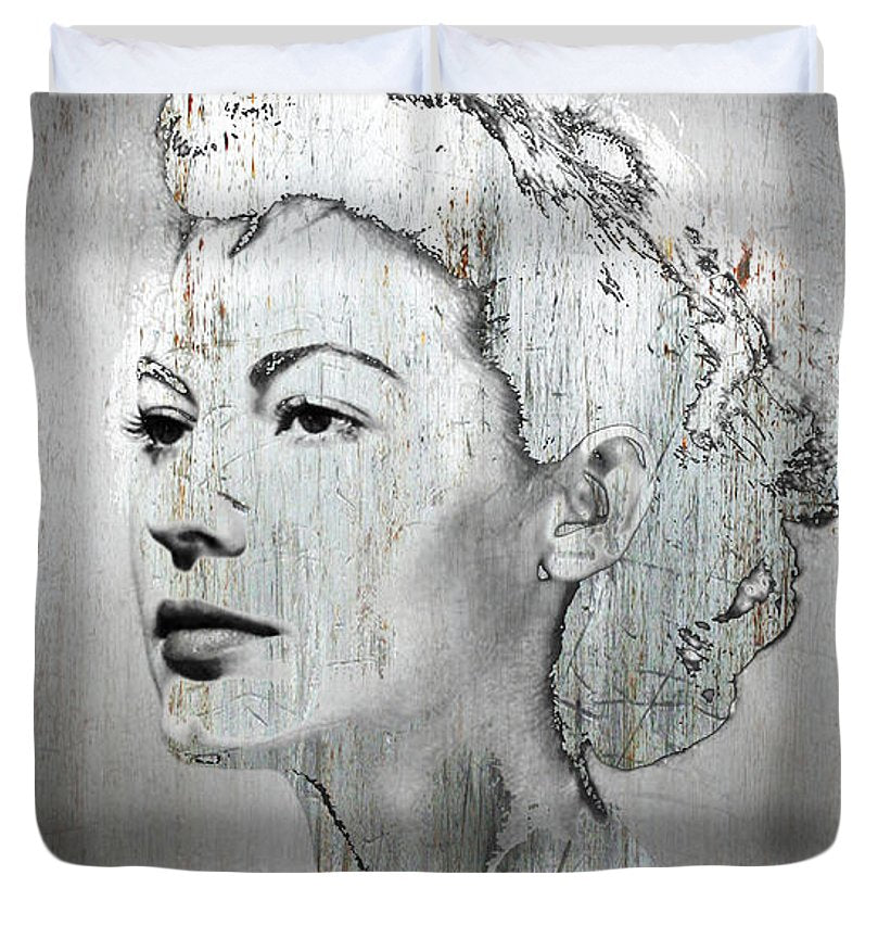 Silver Screen Eva Gardner - Duvet Cover