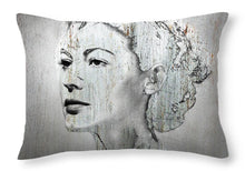 Silver Screen Eva Gardner - Throw Pillow