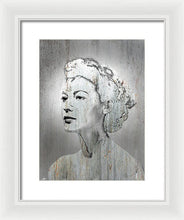 Silver Screen Eva Gardner - Framed Print