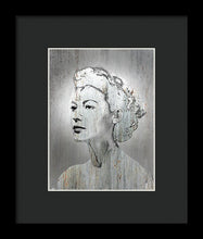 Silver Screen Eva Gardner - Framed Print