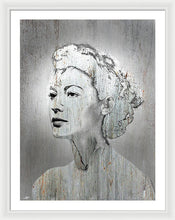 Silver Screen Eva Gardner - Framed Print