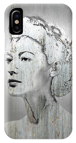 Silver Screen Eva Gardner - Phone Case