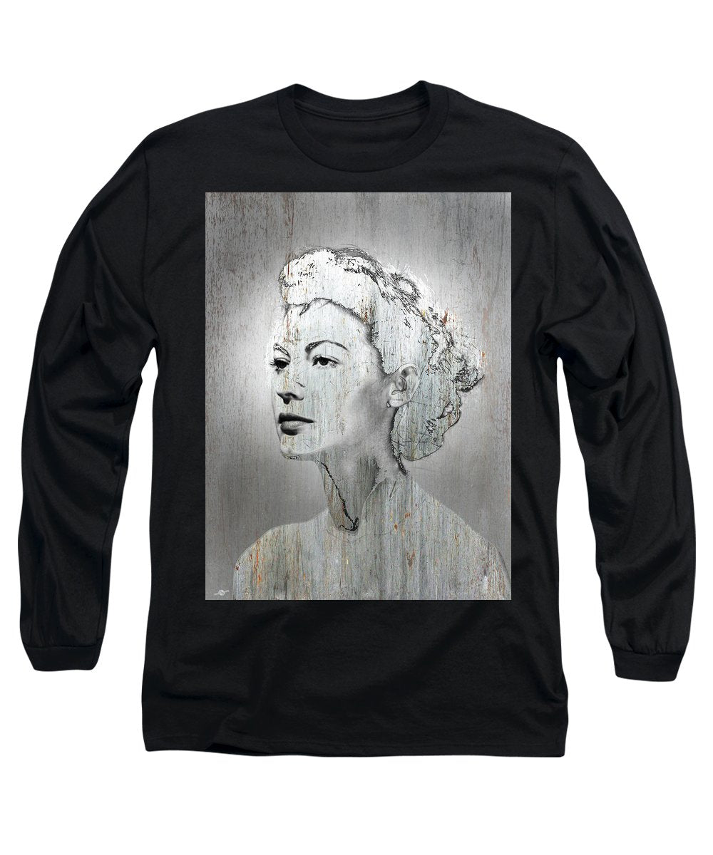 Silver Screen Eva Gardner - Long Sleeve T-Shirt