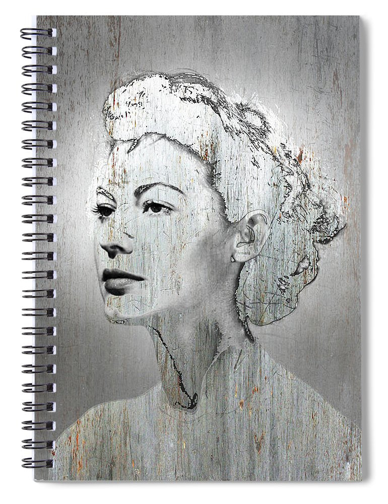 Silver Screen Eva Gardner - Spiral Notebook