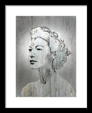 Silver Screen Eva Gardner - Framed Print