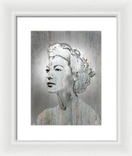 Silver Screen Eva Gardner - Framed Print