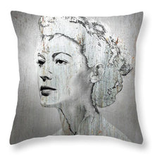 Silver Screen Eva Gardner - Throw Pillow
