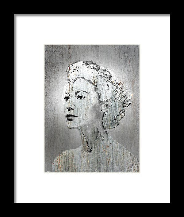 Silver Screen Eva Gardner - Framed Print