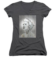 Silver Screen Eva Gardner - Women's V-Neck (Athletic Fit)