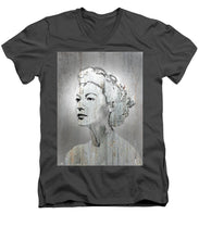 Silver Screen Eva Gardner - Men's V-Neck T-Shirt