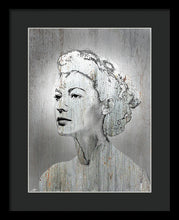 Silver Screen Eva Gardner - Framed Print
