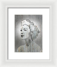 Silver Screen Eva Gardner - Framed Print