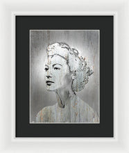 Silver Screen Eva Gardner - Framed Print