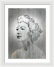 Silver Screen Eva Gardner - Framed Print