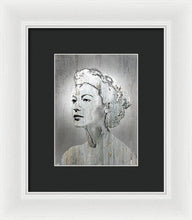 Silver Screen Eva Gardner - Framed Print