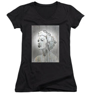 Silver Screen Eva Gardner - Women's V-Neck (Athletic Fit)