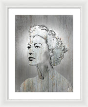 Silver Screen Eva Gardner - Framed Print