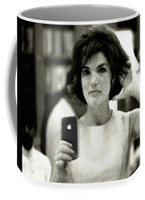Jacky Kennedy Takes A Selfie Small Version - Mug