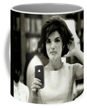 Jacky Kennedy Takes A Selfie Small Version - Mug