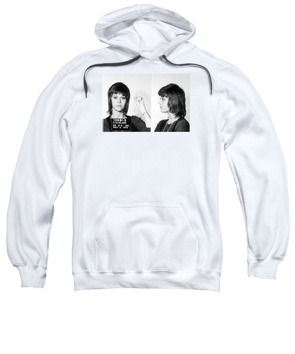 Jane Fonda Mug Shot Horizontal - Sweatshirt