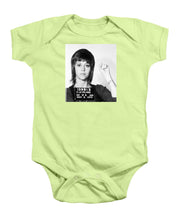 Jane Fonda Mug Shot Vertical - Baby Onesie