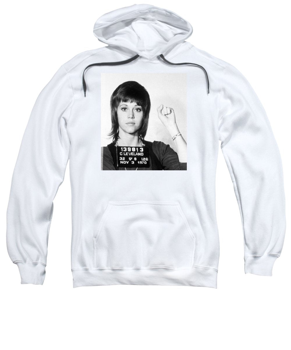 Jane Fonda Mug Shot Vertical - Sweatshirt